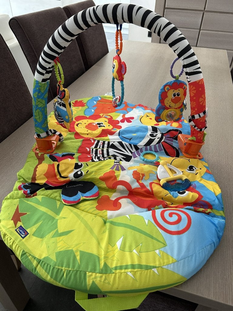 Playgro 3 in 1 Safari Super Gym speelmat baby – complete set, Ophalen, Nieuw, Mobiel
