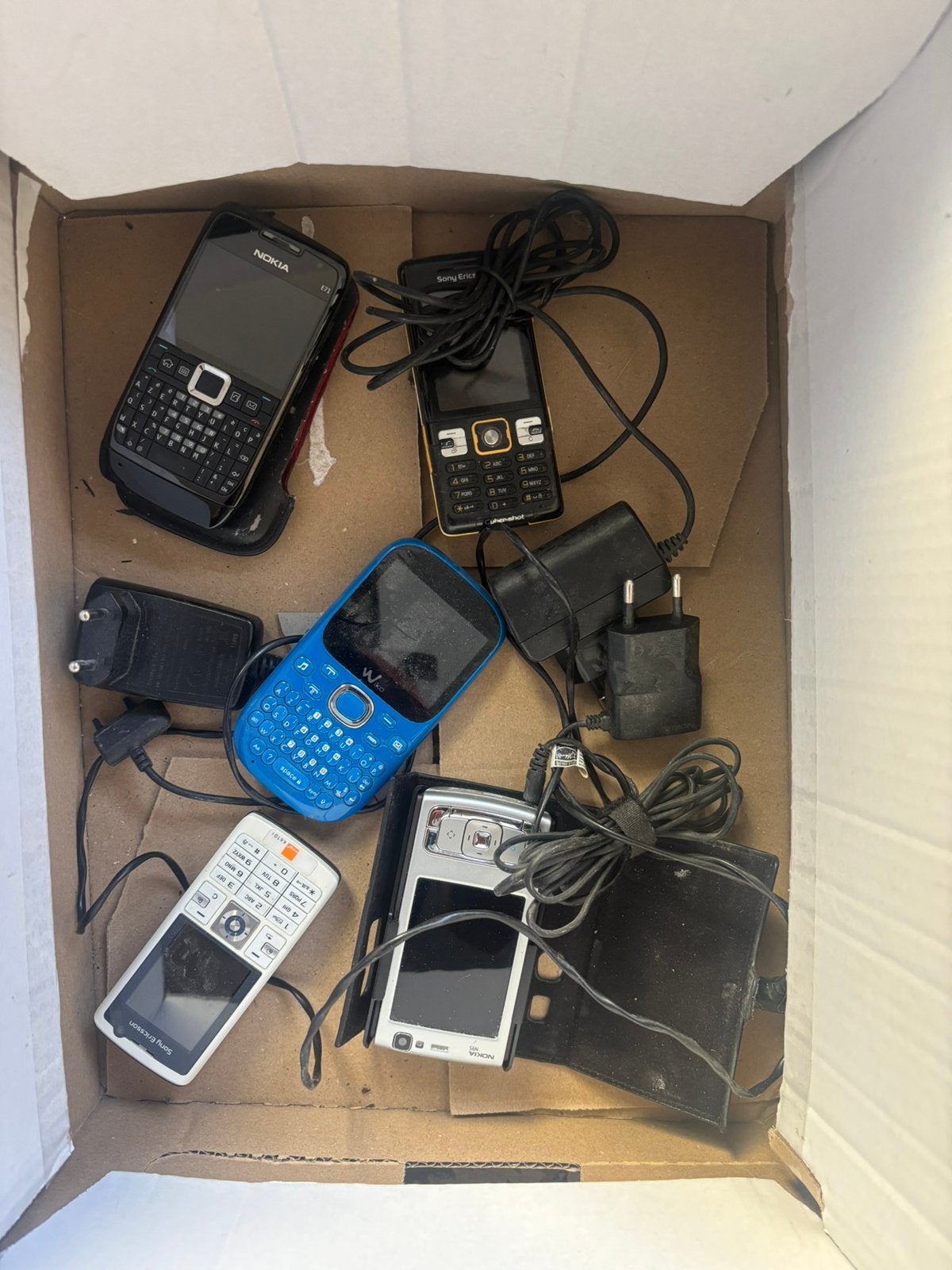 Set oude telefoons en 1 foto-app, Ophalen, Gebruikt, Overige modellen, Overige kleuren