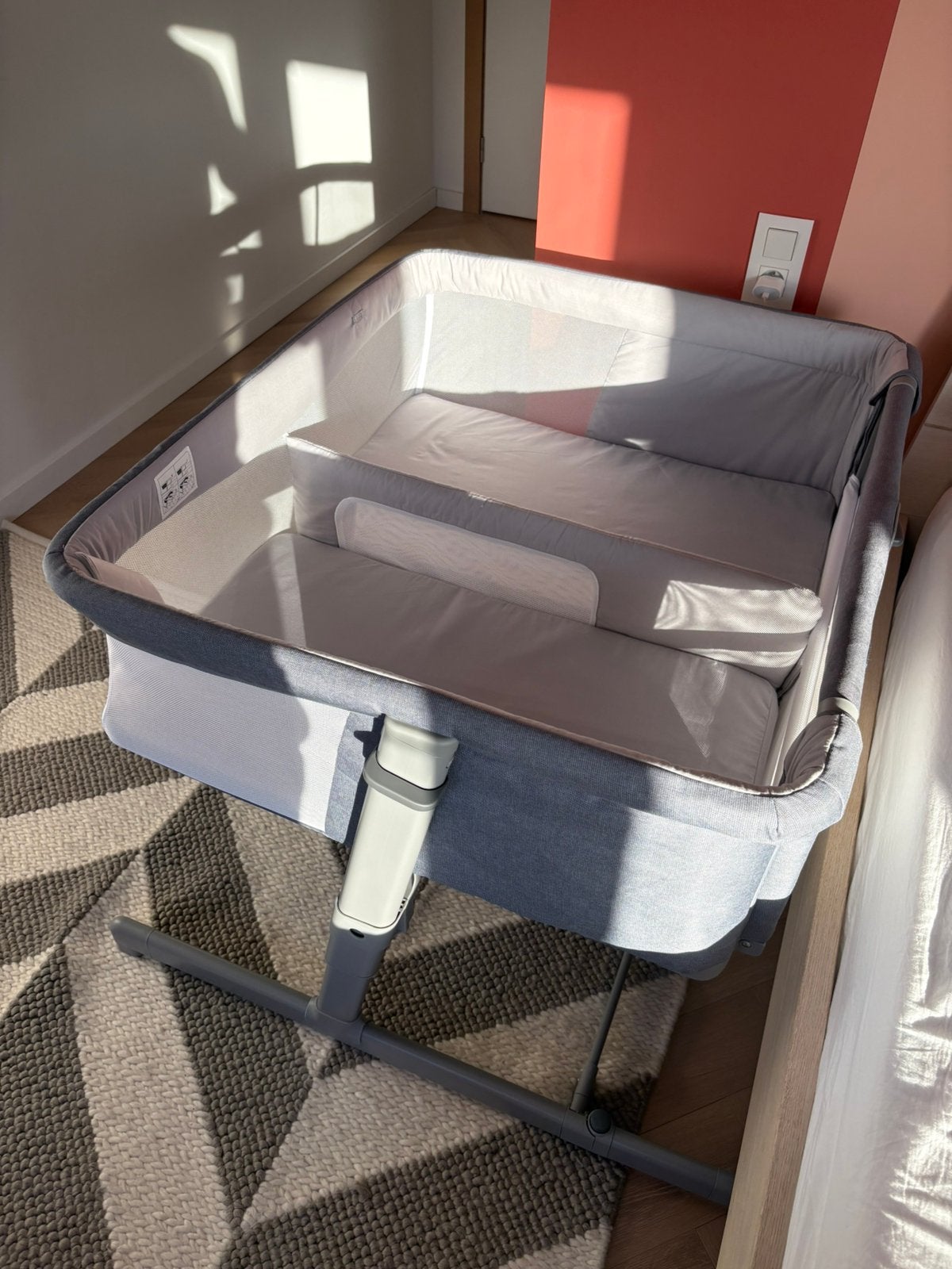 Chicco Next2Me Twins / tweeling co-sleeper, Ophalen, Zo goed als nieuw, Box, Bedje of Wieg