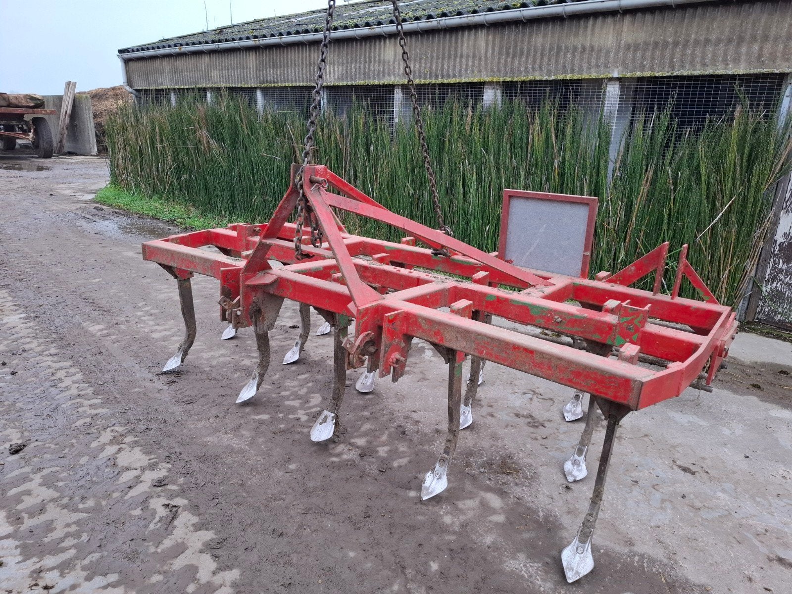 Vaste tandcultivator, Ophalen