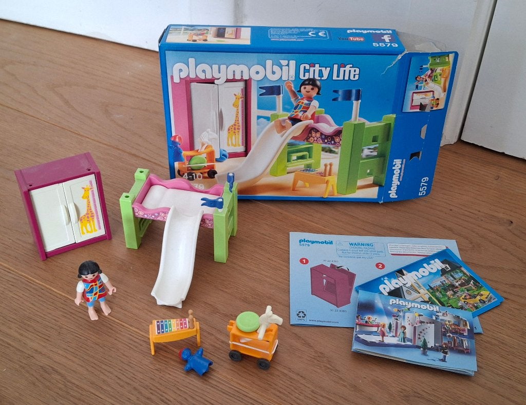 playmobil city life 5579 chambre enfant pour maison moderne, Enfants & Bébés, Bâtiment, Comme neuf, City life, Kit complet
