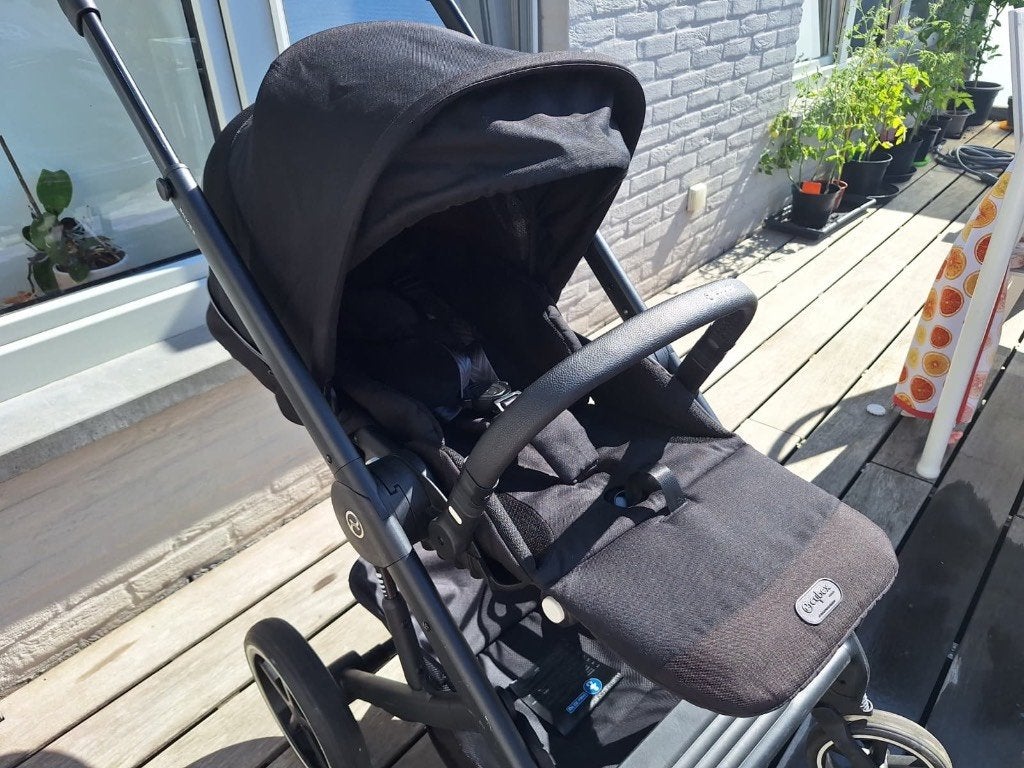 Buggy Cybex Balios S Lux (avec housse de pluie et sacoche), Enlèvement, Comme neuf, Autres marques, Couverture pieds
