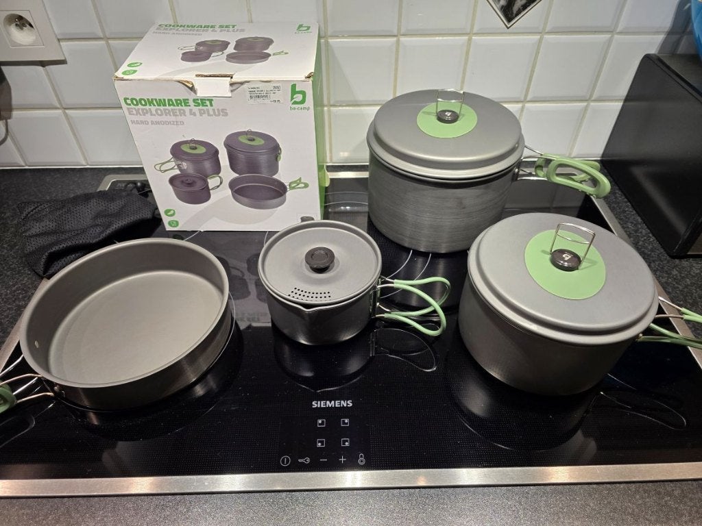 Ensemble de casseroles de camping - EXPLORER 4 PLUS-80 Large, Enlèvement, Utilisé