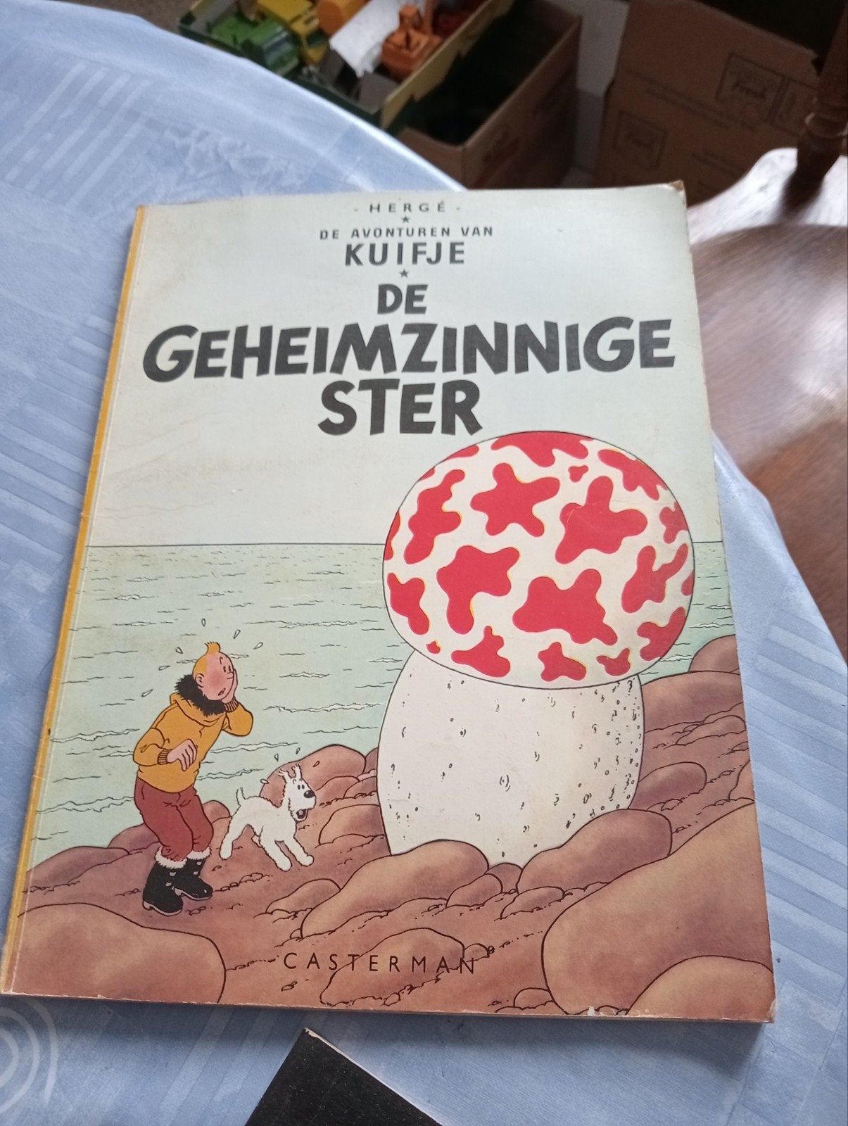 Stripboek Kuifje de geheimzinnige ster, Boeken, Ophalen