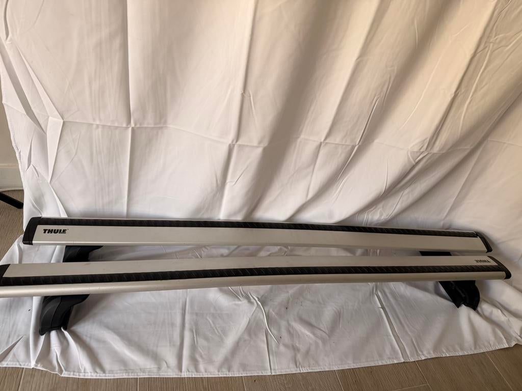 Thule wingbar 118 cm + kit fixation 753 / 757, Enlèvement, Comme neuf