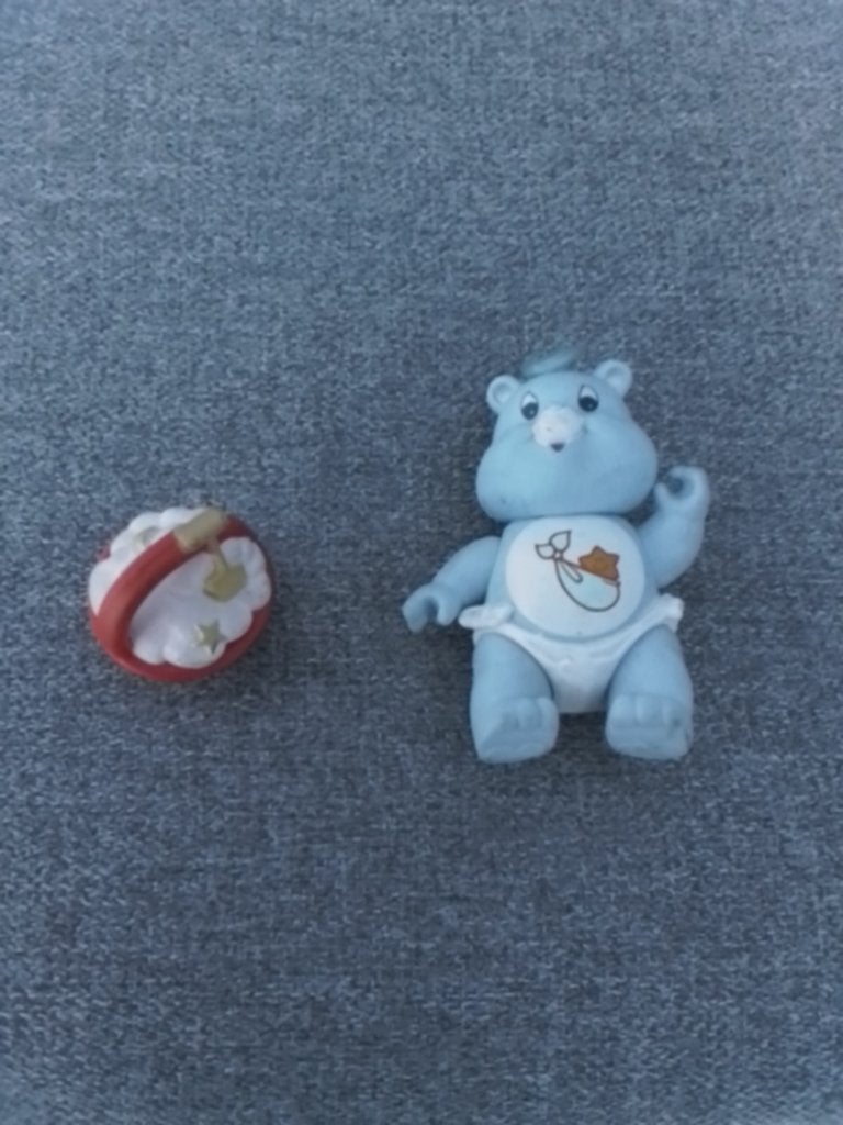 bisounours care bears ti coquin avec accessoire le sceau., Kinderen en Baby's, Speelgoed | Actiefiguren, Verzenden, Zo goed als nieuw