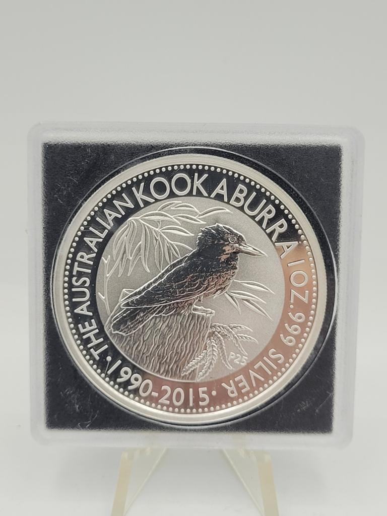 1oz zilver 999 Kookaburra 2015, Postzegels en Munten, Ophalen