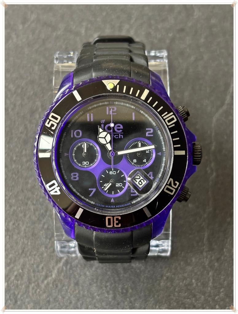 ICE WATCH – "ICE CHRONO" (2017) + GARANTIE A VIE PILES, Montre-bracelet, Autres marques, Enlèvement ou Envoi, Utilisé
