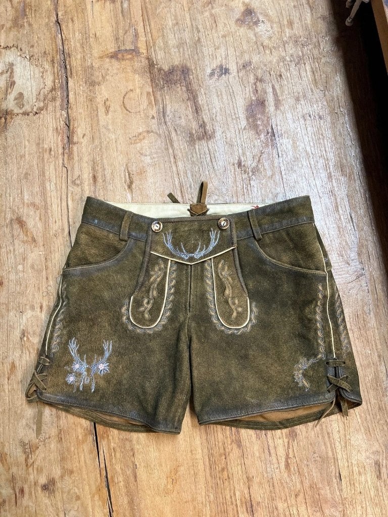 Dames orginele Lederhosen maat 36, Enlèvement ou Envoi, Comme neuf, Ballodri, Taille 36 (S)