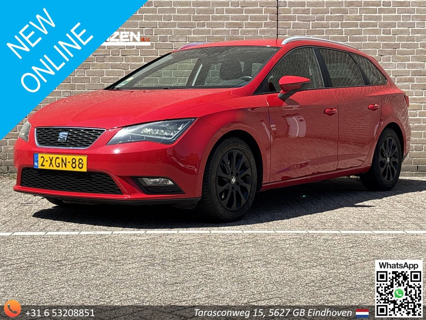 Seat Leon ST 1.6 TDI Style Business Ecomotive, Autos, Seat, Rouge, Achat, Entreprise, Noir