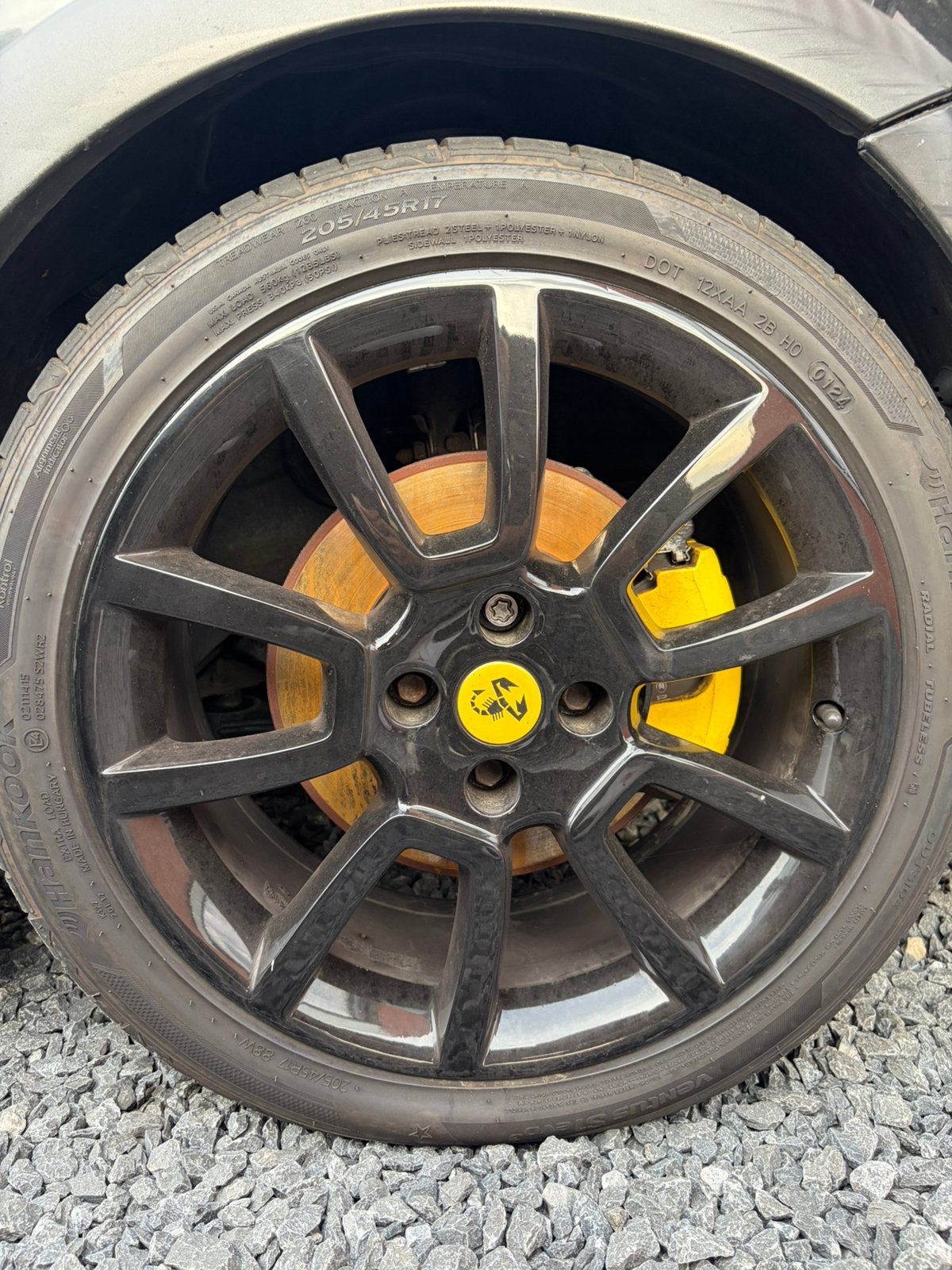 4 Jantes OEM Punto Abarth, Autos : Pièces & Accessoires, Pneus & Jantes, Enlèvement, Utilisé, 17 pouces, Jante(s)