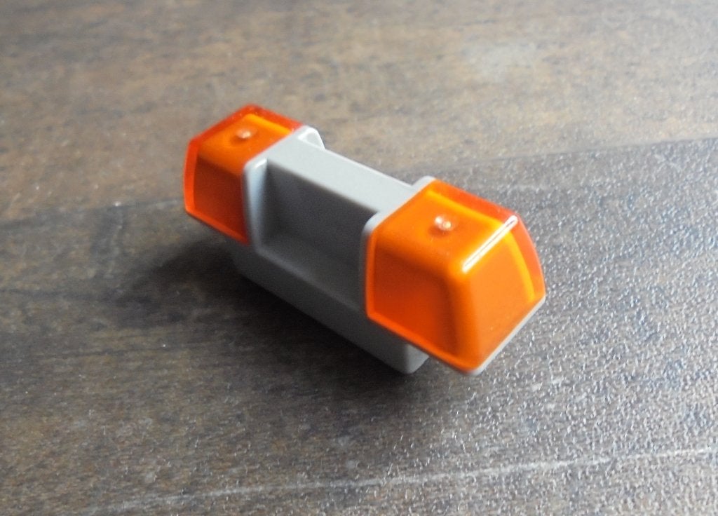 Lego Duplo Siren with Trans-Orange Lights (zie foto's), Ophalen of Verzenden, Gebruikt, Losse stenen, Duplo