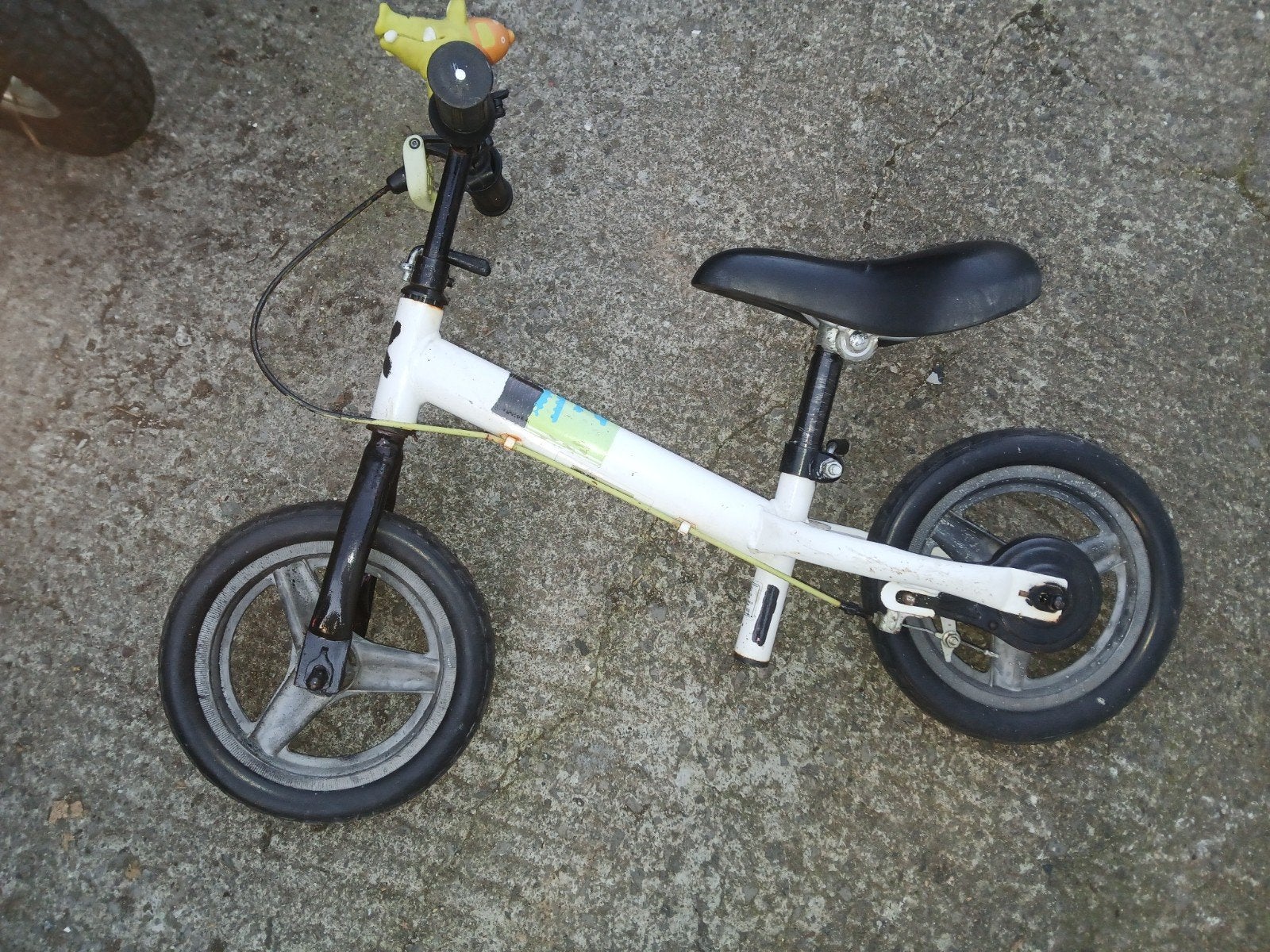 velo blanc pour garcon, Enfants & Bébés, Enlèvement ou Envoi, Utilisé, Véhicule à pousser