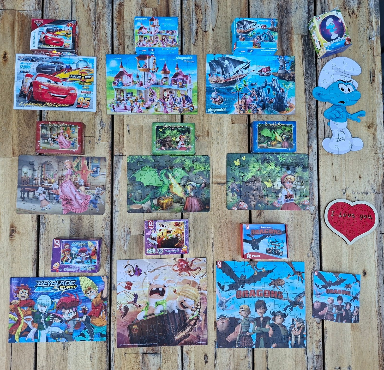 11 puzzeltjes, Ophalen of Verzenden, Gebruikt