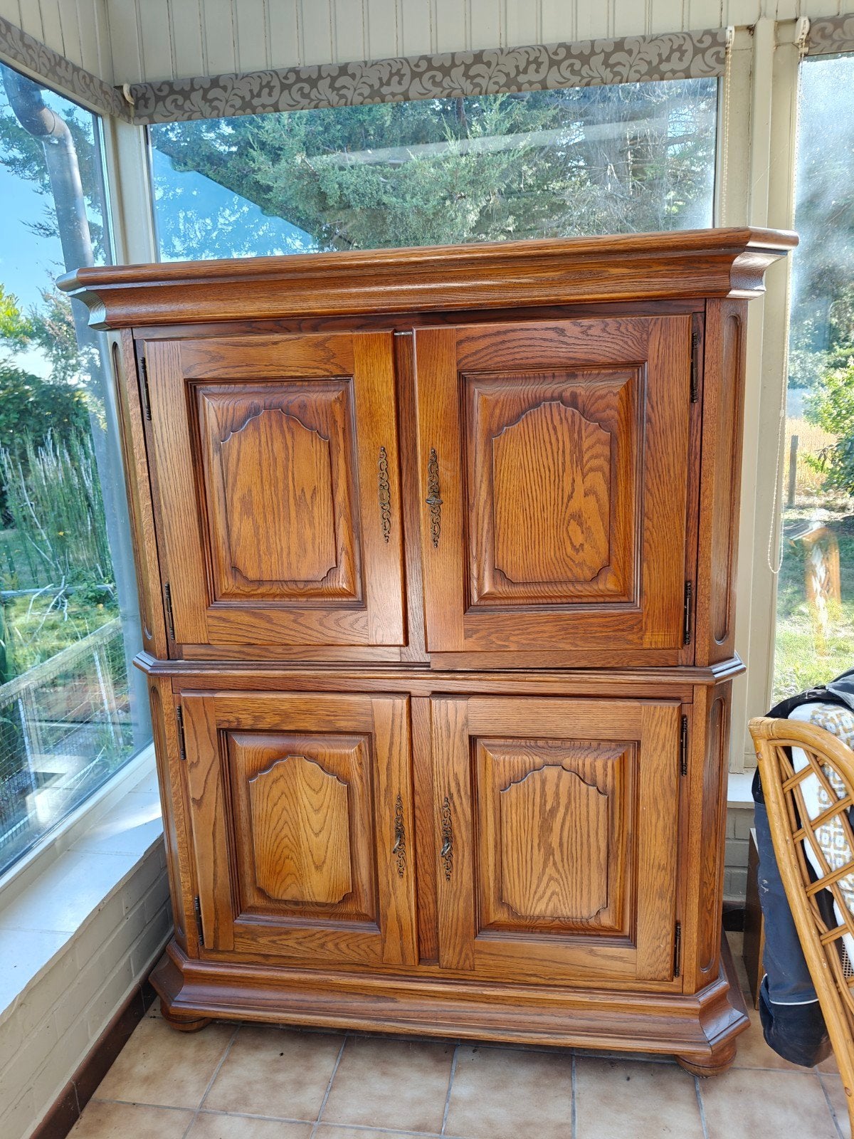 Meuble TV en bois dur, Enlèvement