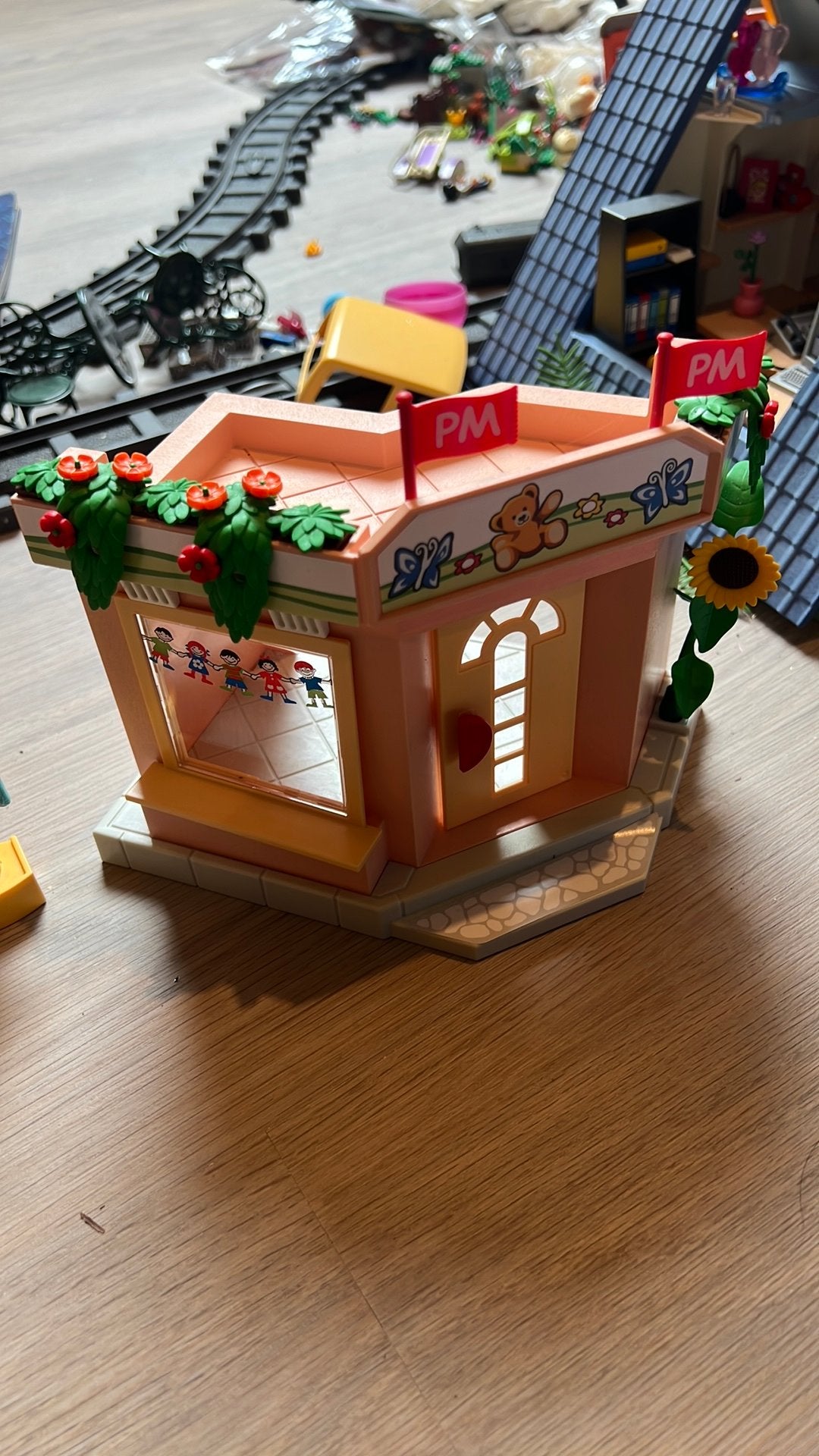 Kinderopvang Playmobil, Kinderen en Baby's, Ophalen, Gebouw, Complete set, Nieuw