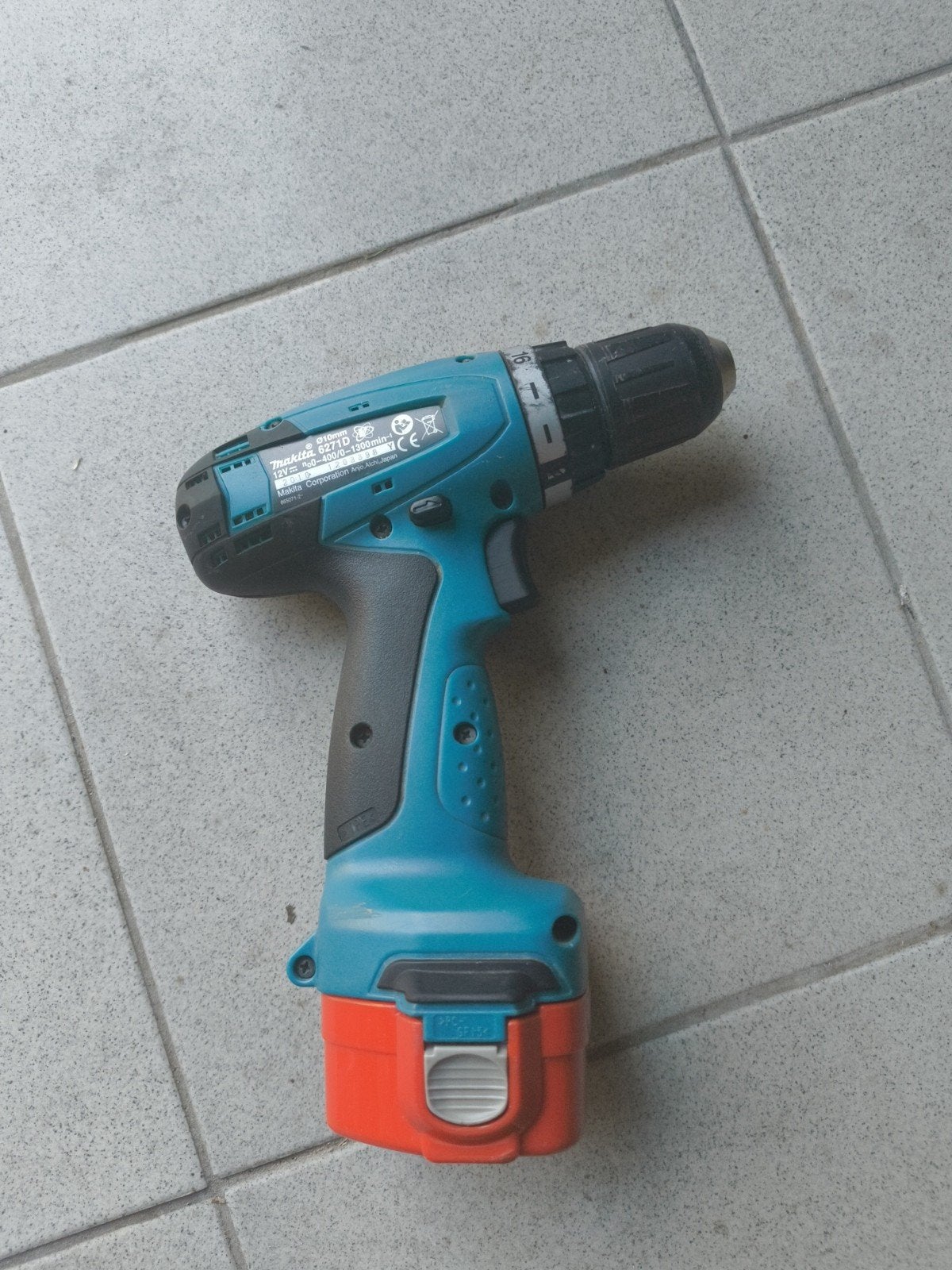 Makita boormachine geen oplader, Ophalen, Gebruikt, Boor- en Schroefmachine, Variabele snelheid