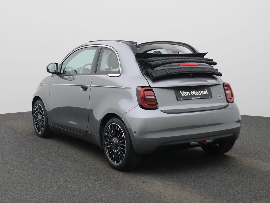 Fiat 500e 500e 42 kWh La Prima, Auto's, Fiat, 4 zetels, Stof, Cabriolet, Open dak