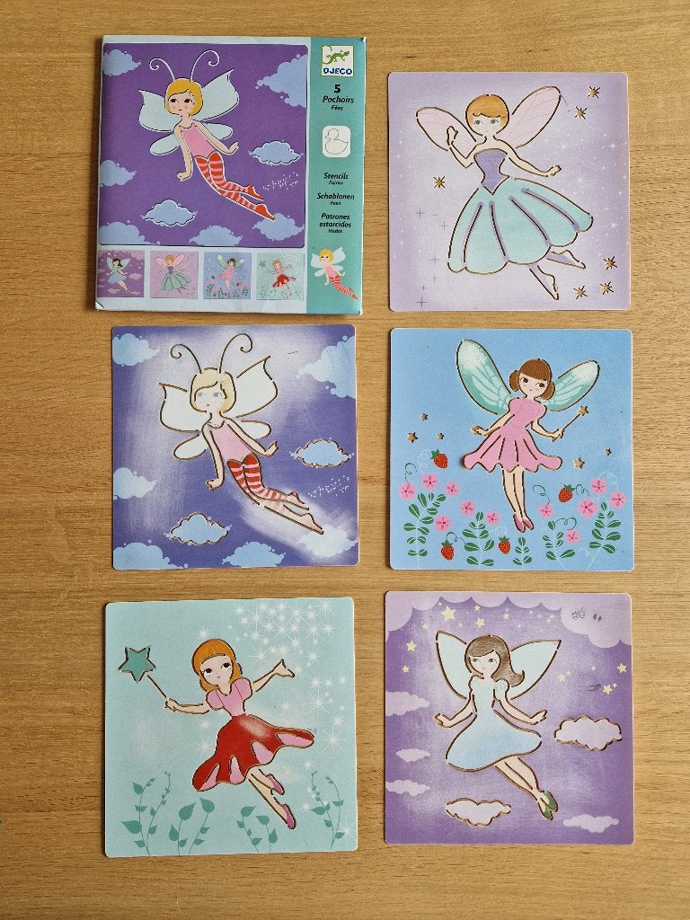 djeco tekensjablonen elfjes, Kinderen en Baby's, Speelgoed | Educatief en Creatief, Ophalen