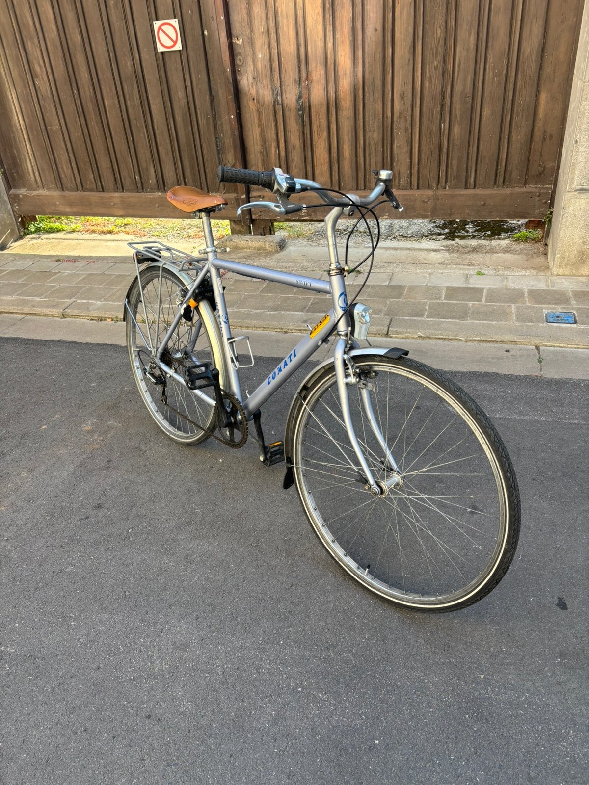 Herenfiets in nette staat, Gebruikt, Velgrem, Versnellingen, 65 cm of meer