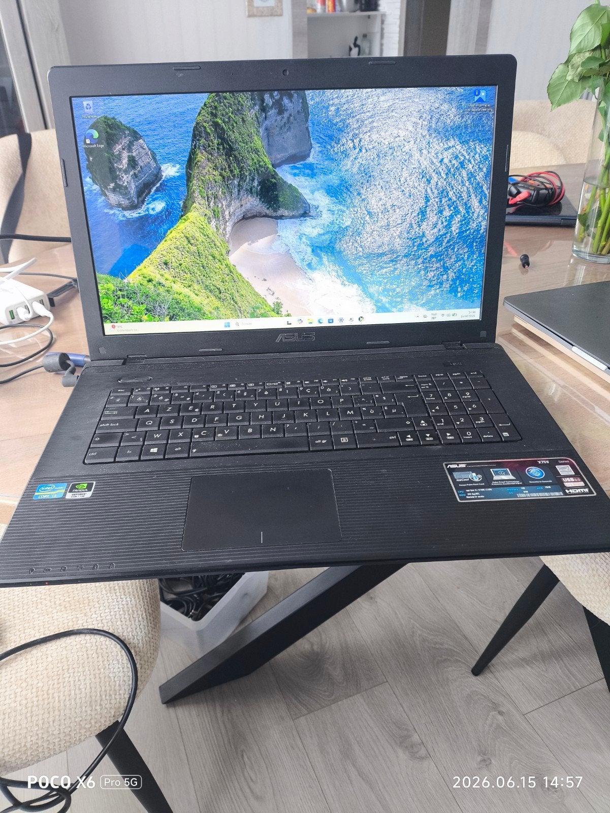 Goede laptop Asus X75VD, 17 INCH, Computers en Software, Windows Laptops, SSD, 8 GB, Ophalen