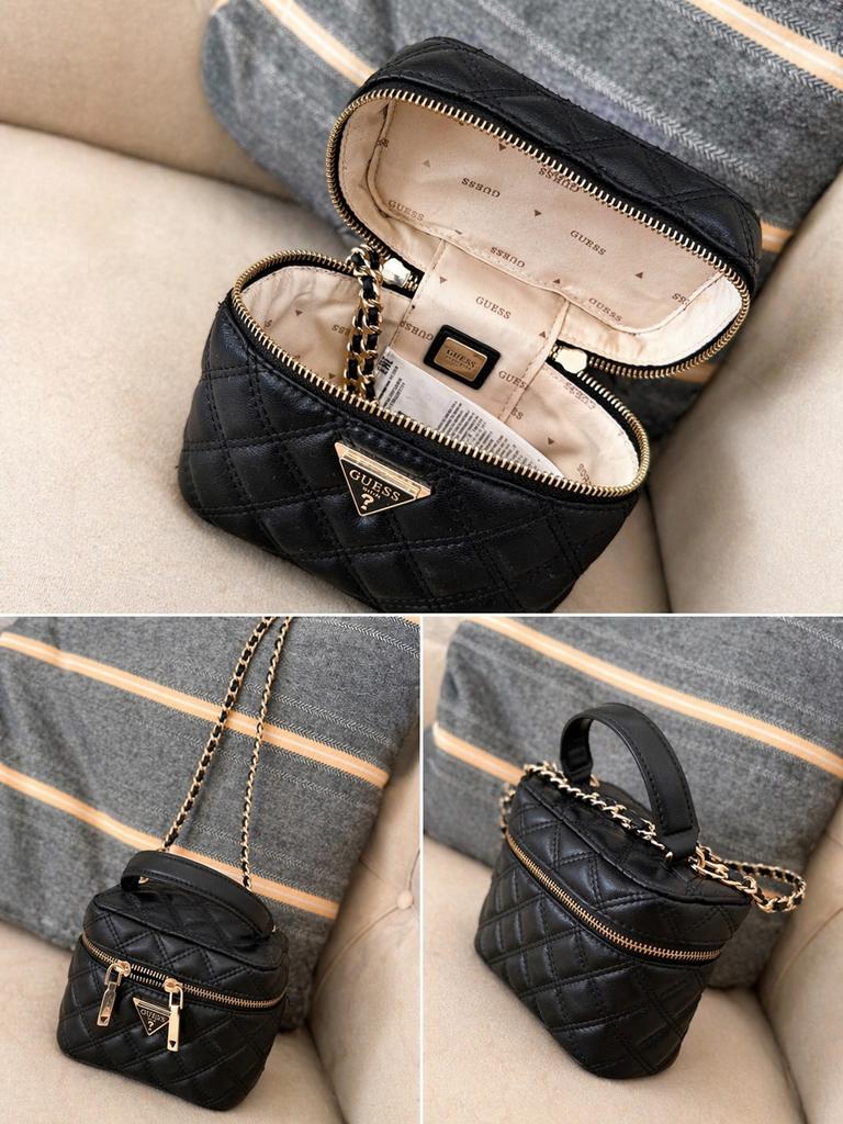 Guess mini bag zwart – als nieuw – originele, Ophalen of Verzenden, Zo goed als nieuw