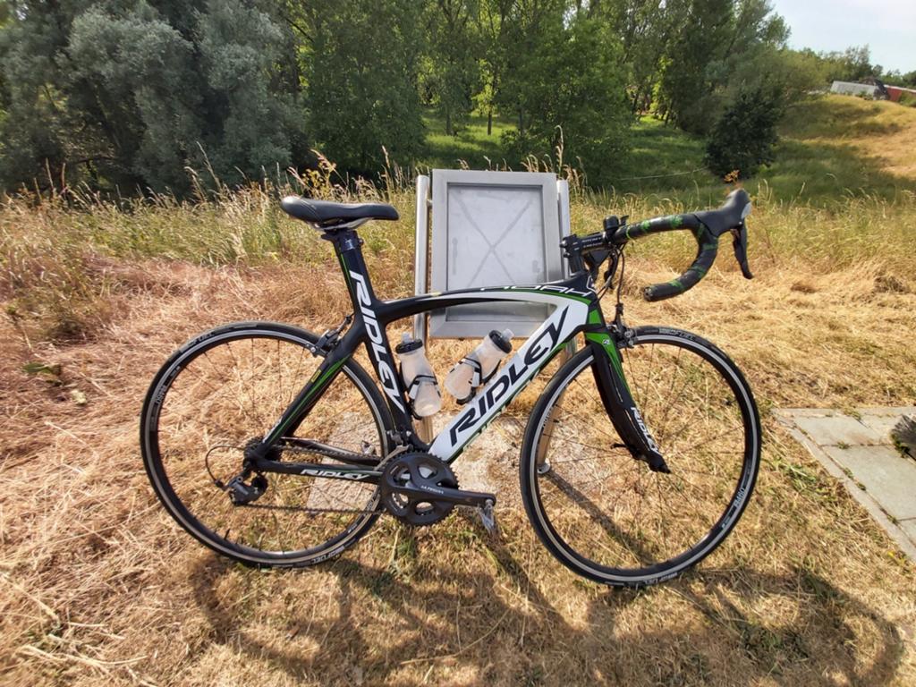 Ridley Noah afgemonteerd mechanische Shimano Ultegra groep, Gebruikt, Carbon, Velgrem, Meer dan 20 versnellingen