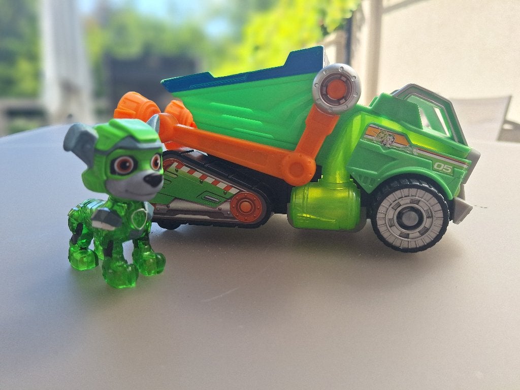 Paw Patrol Rocky met geluid, Kinderen en Baby's, Speelgoed | Actiefiguren, Ophalen of Verzenden, Gebruikt