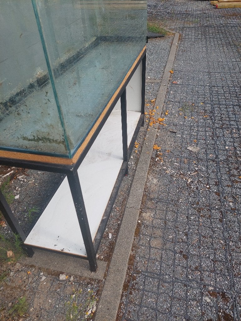 Aquarium met onderstel, Ophalen, Gebruikt, Leeg aquarium