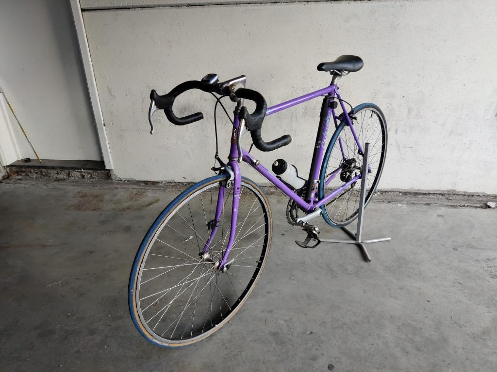 Retro koersfiets Raleigh, Fietsen en Brommers, Fietsen | Racefietsen, 28 inch, Gebruikt, Velgrem, 57 tot 61 cm