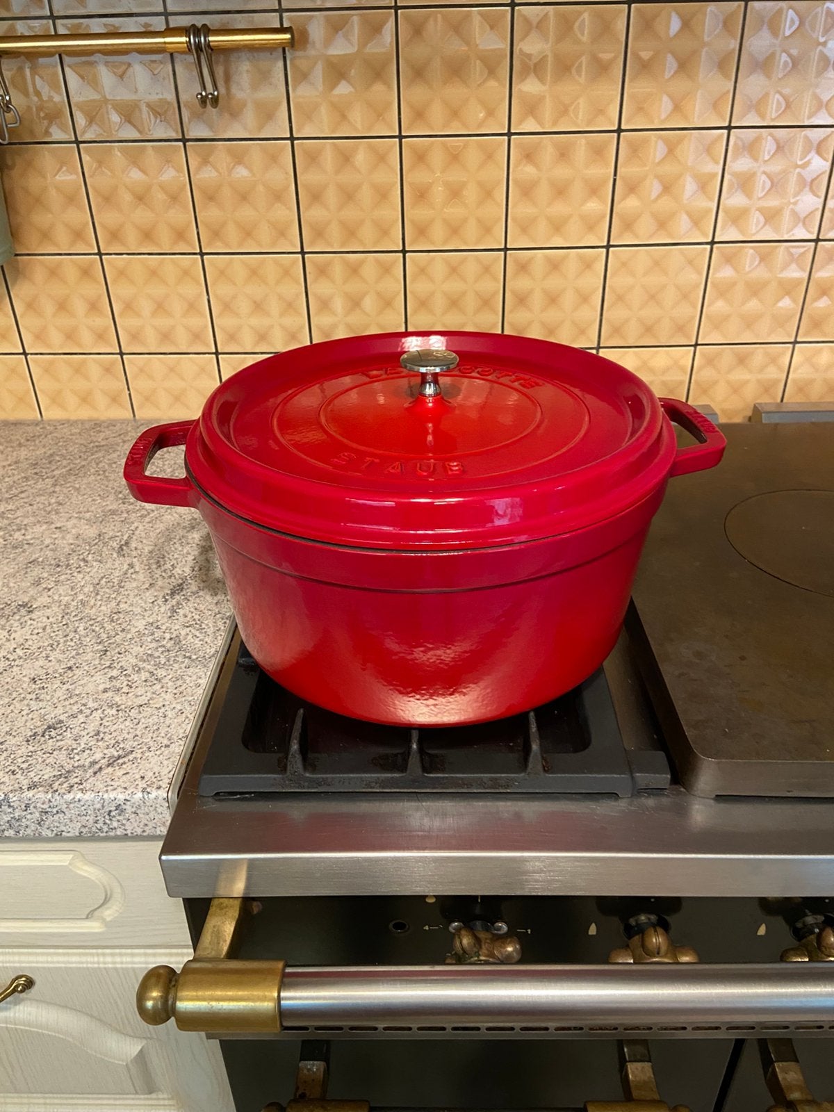KOOKPOT STAUB LA COCOTTE NIEUW, Ophalen, Nieuw, Gietijzer, Braadpan