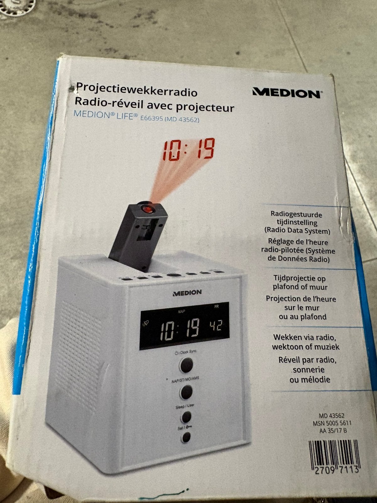 Wekker/radio, Ophalen, Nieuw
