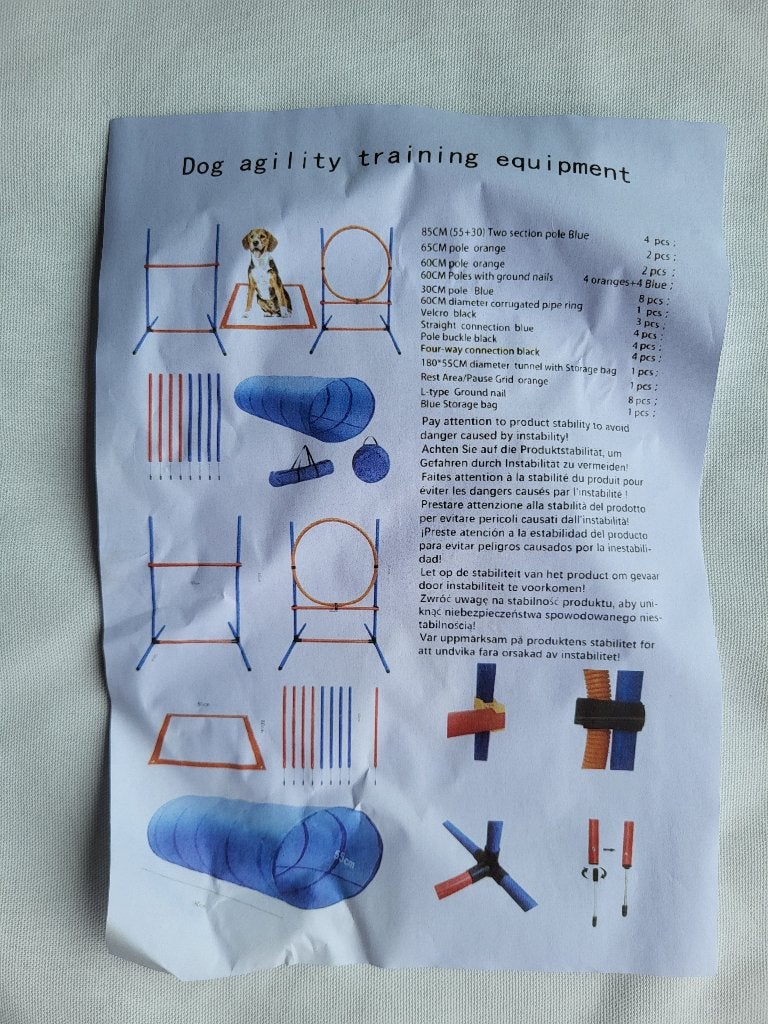 NIEUW: Agility training set hond, Dieren en Toebehoren, Ophalen, Nieuw