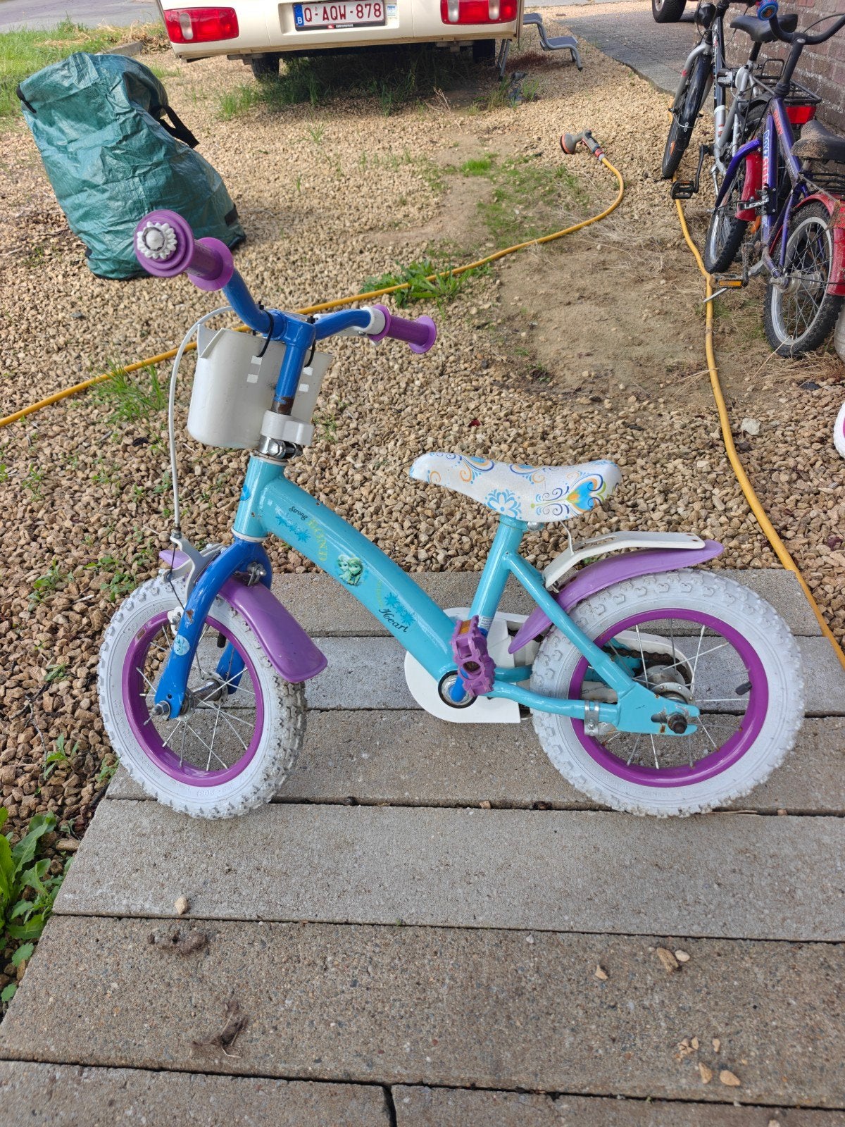 Fietsje Frozen, Ophalen