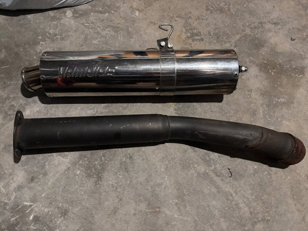 uitlaat GSX-R 750 1990-91, Motoren, Ophalen of Verzenden, Gebruikt