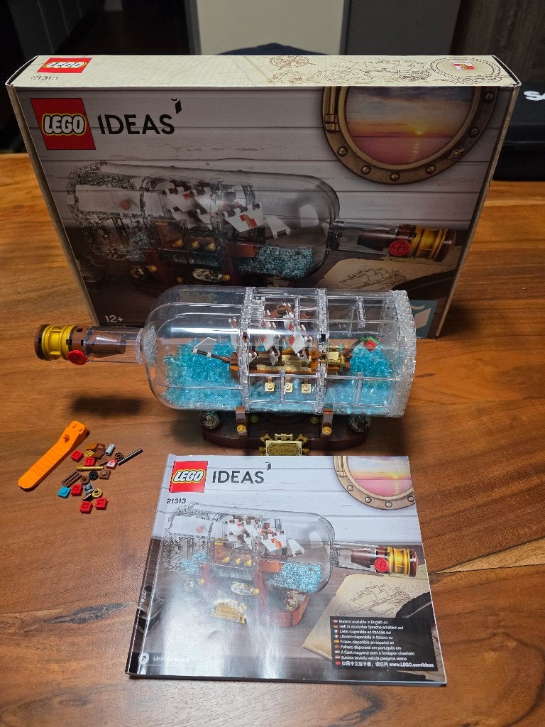 Lego Ideas 21313 Ship in a Bottle, Enlèvement ou Envoi, Lego, Ensemble complet, Comme neuf