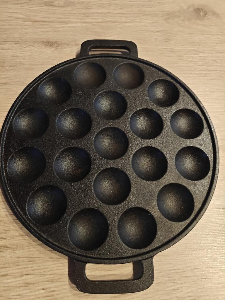 Gietijzeren poffertjespan, Ophalen