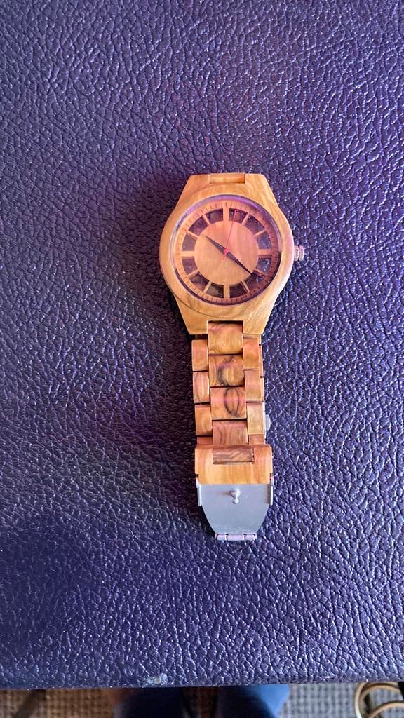 Montre en bois Provençale, Enlèvement ou Envoi, Autres matériaux