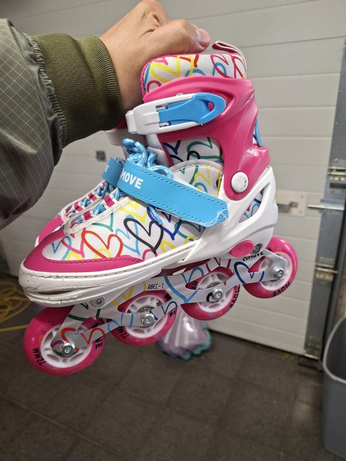 Inline skates MOVE 34/37, Kinderen en Baby's, Speelgoed | Buiten | Rolschaatsen, Gebruikt, Kinderen, Verstelbaar, Ophalen