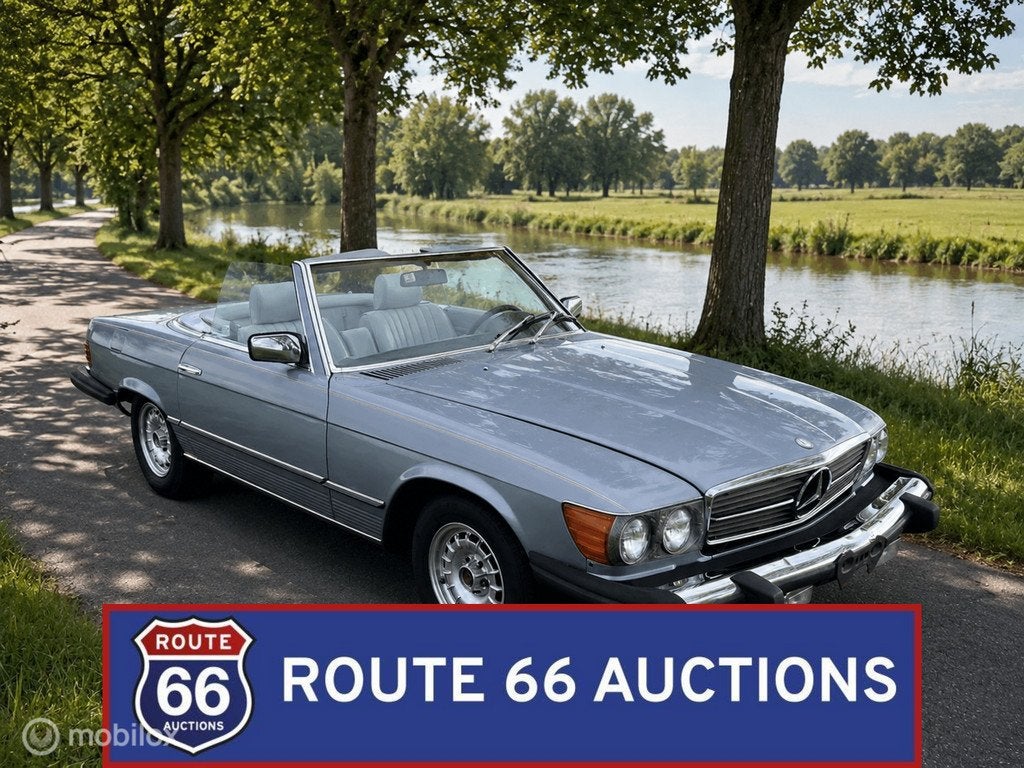 Mercedes-Benz 380 SL | 1982 | Route 66 Auctions, Autos, Oldtimers & Ancêtres, Achat, Entreprise, Boîte manuelle, Autre carrosserie