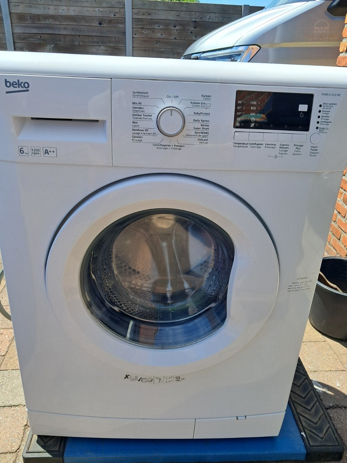 Beco wasmachine  6kg, Elektronische apparatuur, Wasmachines, Ophalen