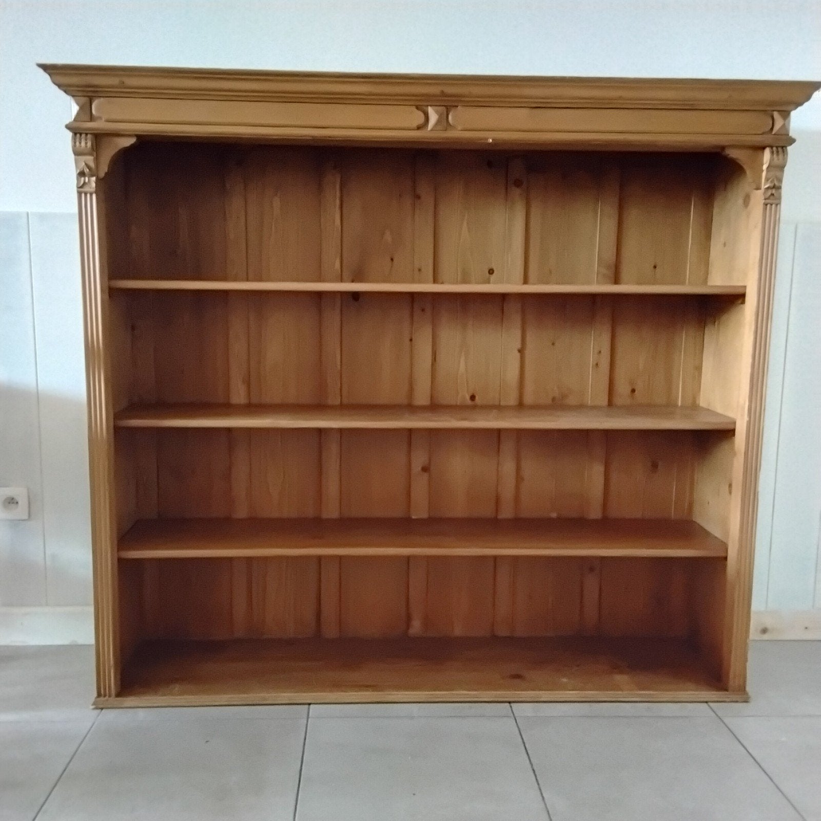 landelijke boekenkast/tv kast, Ophalen, Met plank(en), 100 tot 150 cm, 150 tot 200 cm