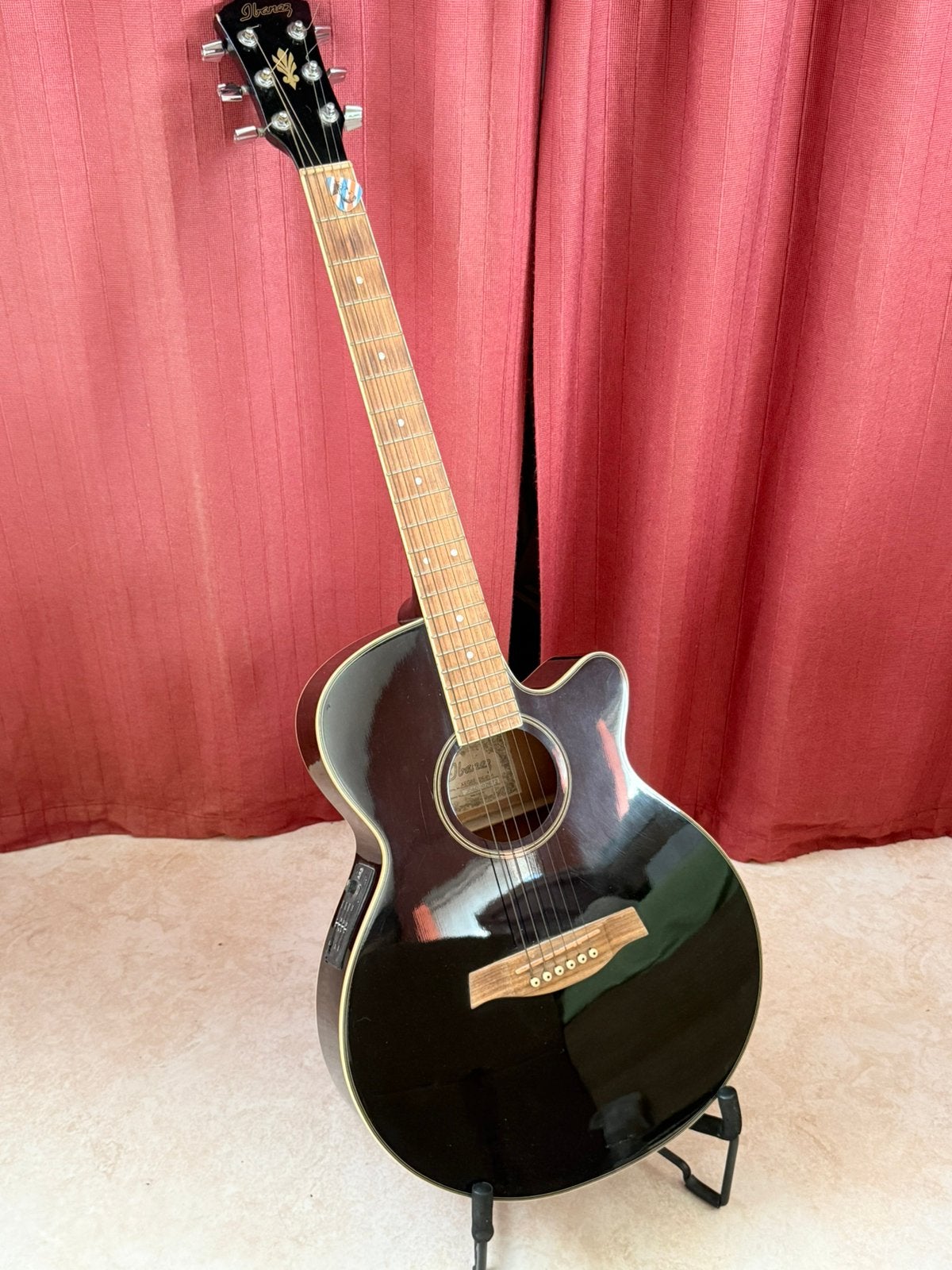 Akoestische Ibanez gitaar AEG8E-3K, Ophalen, Gebruikt, Western- of Steelstringgitaar