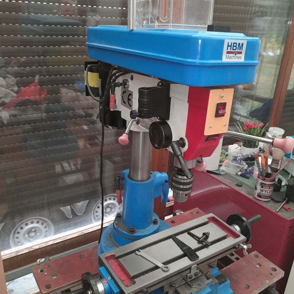 Fraiseuse/ Foreuse HBM machines, Bricolage & Construction, Électrique, HBM, Enlèvement, Utilisé