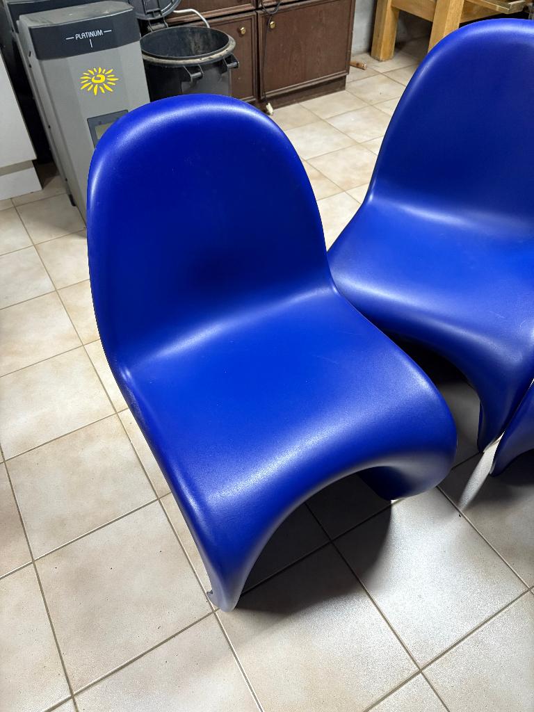 Vitra panton chair design stoel, Ophalen, Kunststof, Twee, Blauw