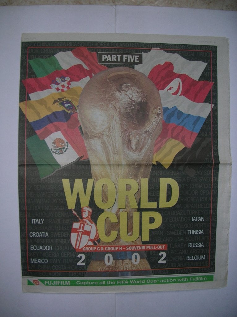 WK VOETBAL - pakket WK 2002, Collections, Articles de Sport & Football, Comme neuf, Livre ou Revue, Enlèvement ou Envoi