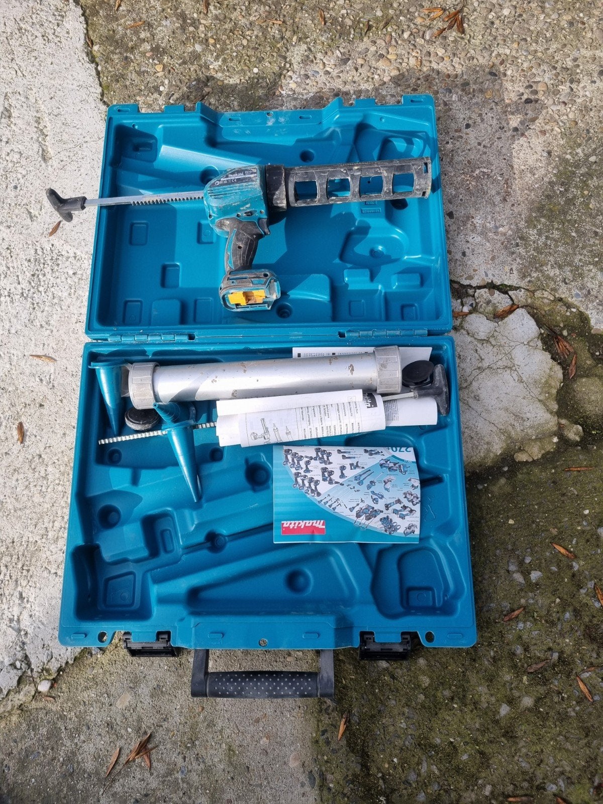 makita kitpistool op accu