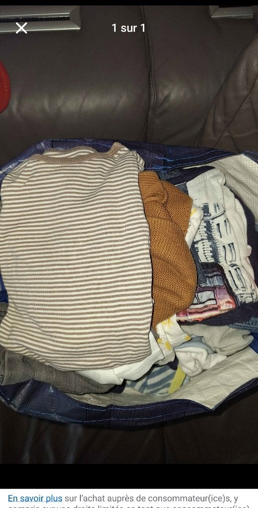 Lots de vêtements 12 18 mois, Kinderen en Baby's, Babykleding | Baby-kledingpakketten, Ophalen, Gebruikt, Overige maten