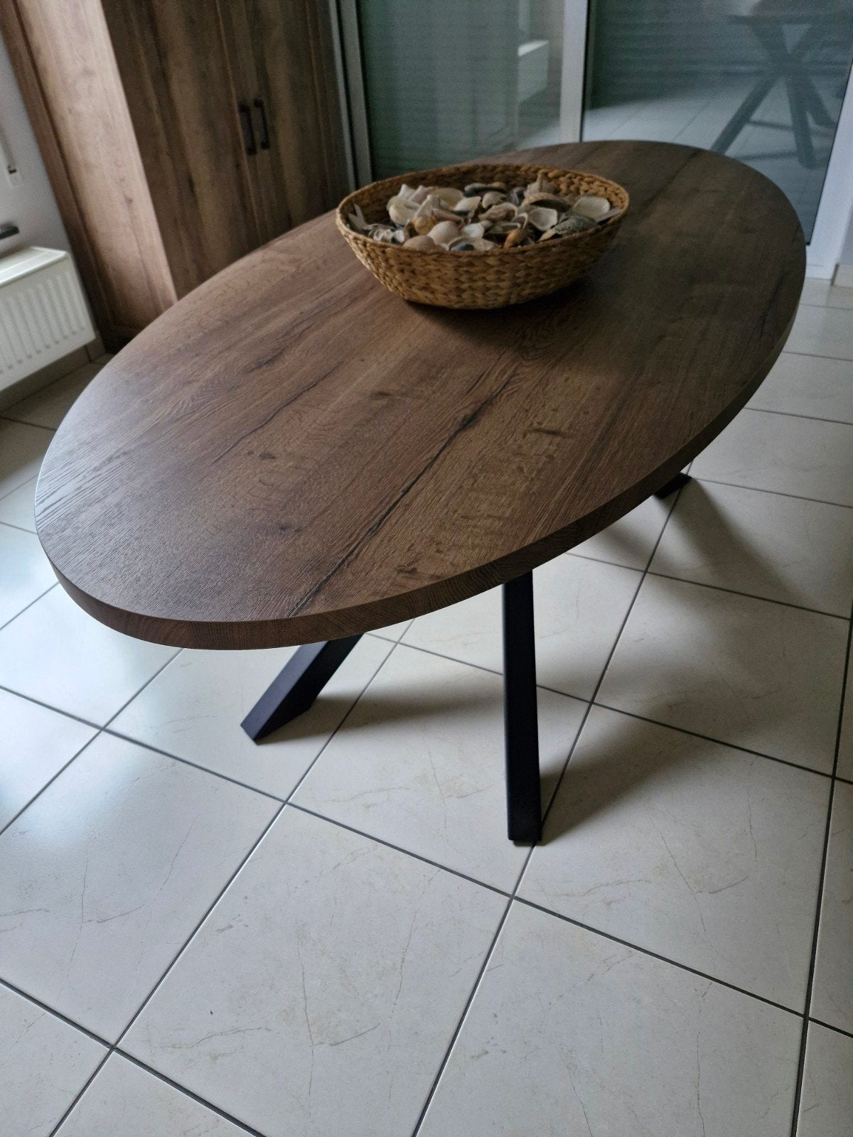 eet kamer tafel, Ophalen, Zo goed als nieuw, Ovaal