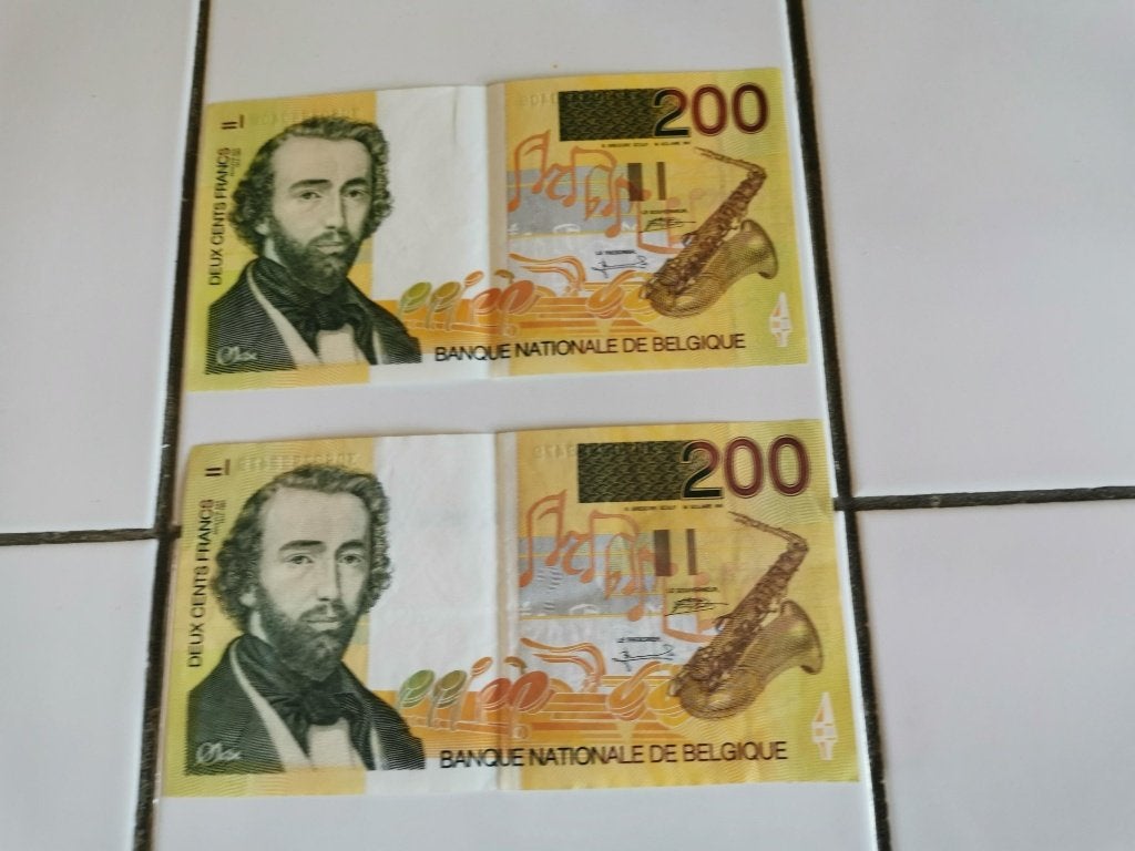 2 billets de 200 francs belges, Enlèvement ou Envoi, Billets en vrac